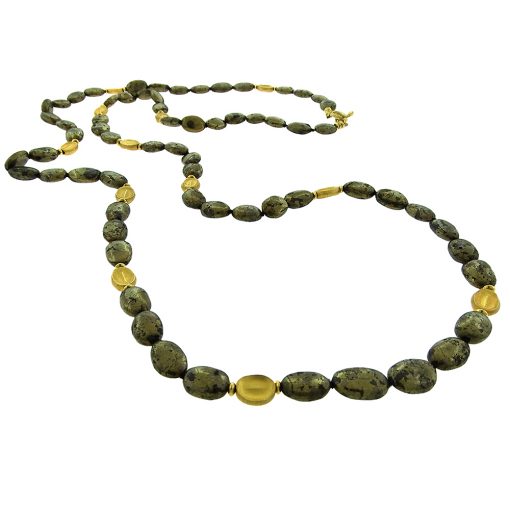 Barbara Heinrich: Gold and Pyrite Necklace - Image 2