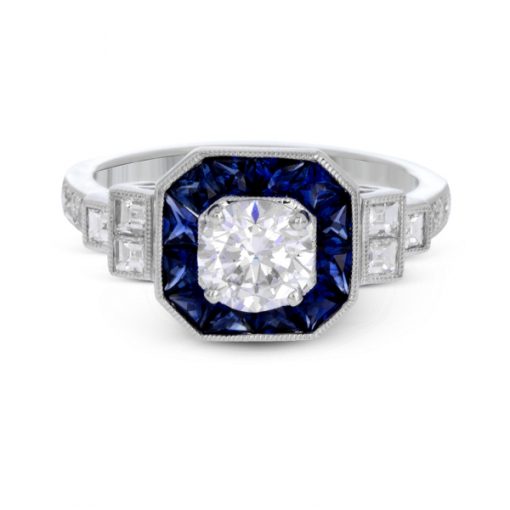 SimonG: Sapphire Engagement Ring - Image 3