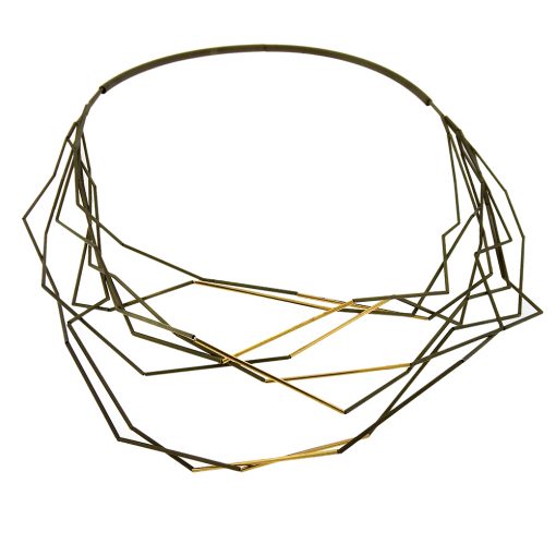 Maria Rzewuska: Two-Tone Bib Necklace - Image 3