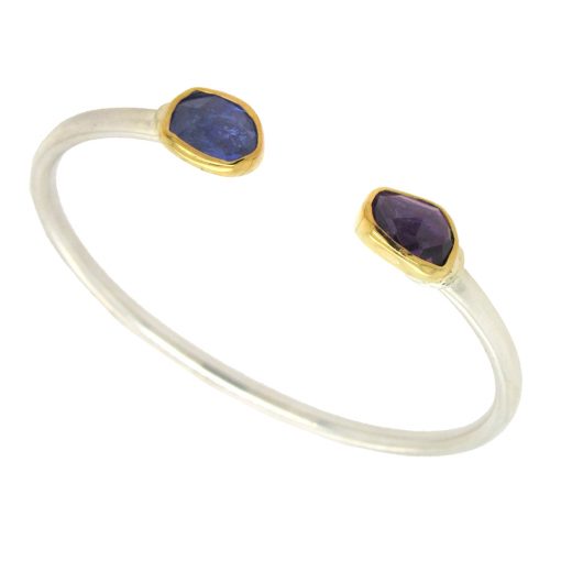 Margoni Studio: Tanzanite and Amethyst Bracelet