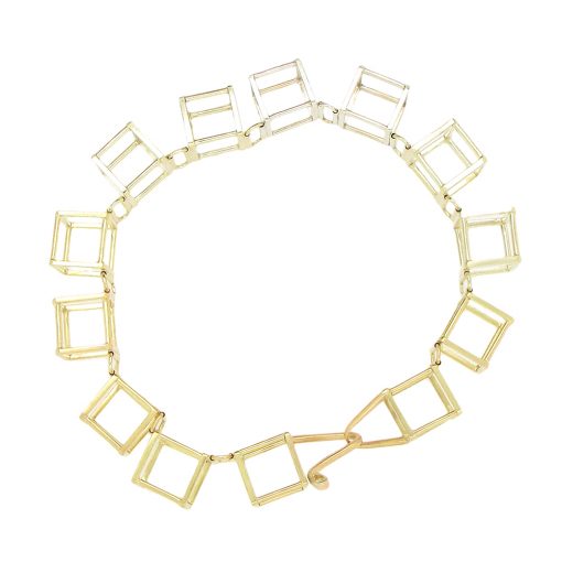 Momoko Kumai: Open Cube Link Bracelet - Image 4