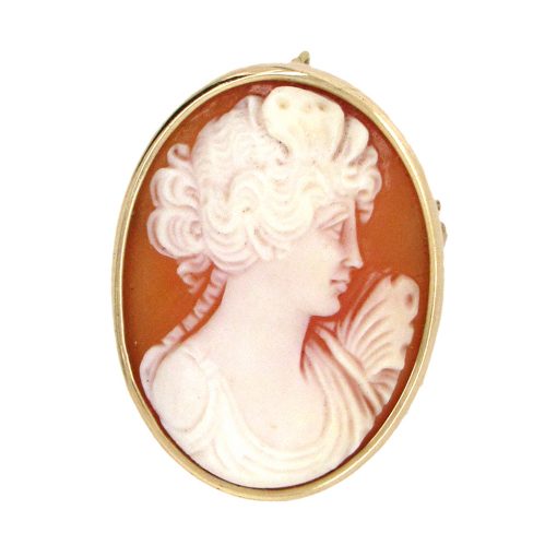 Vintage Cameo Pin Pendant