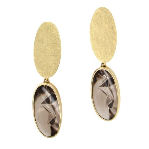 Atelier Munsteiner: Smoky Quartz Earring Drops