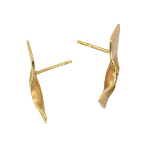 Ursula Scholz: Diamond Ribbon Earrings - Image 3