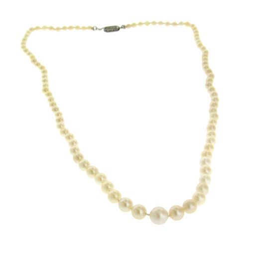 Graduated Cultured Pearl Necklace