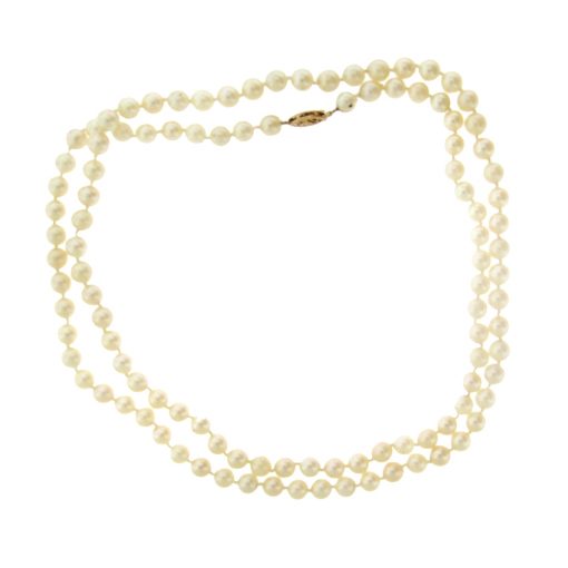 Opera Length Cultured Pearl Necklace