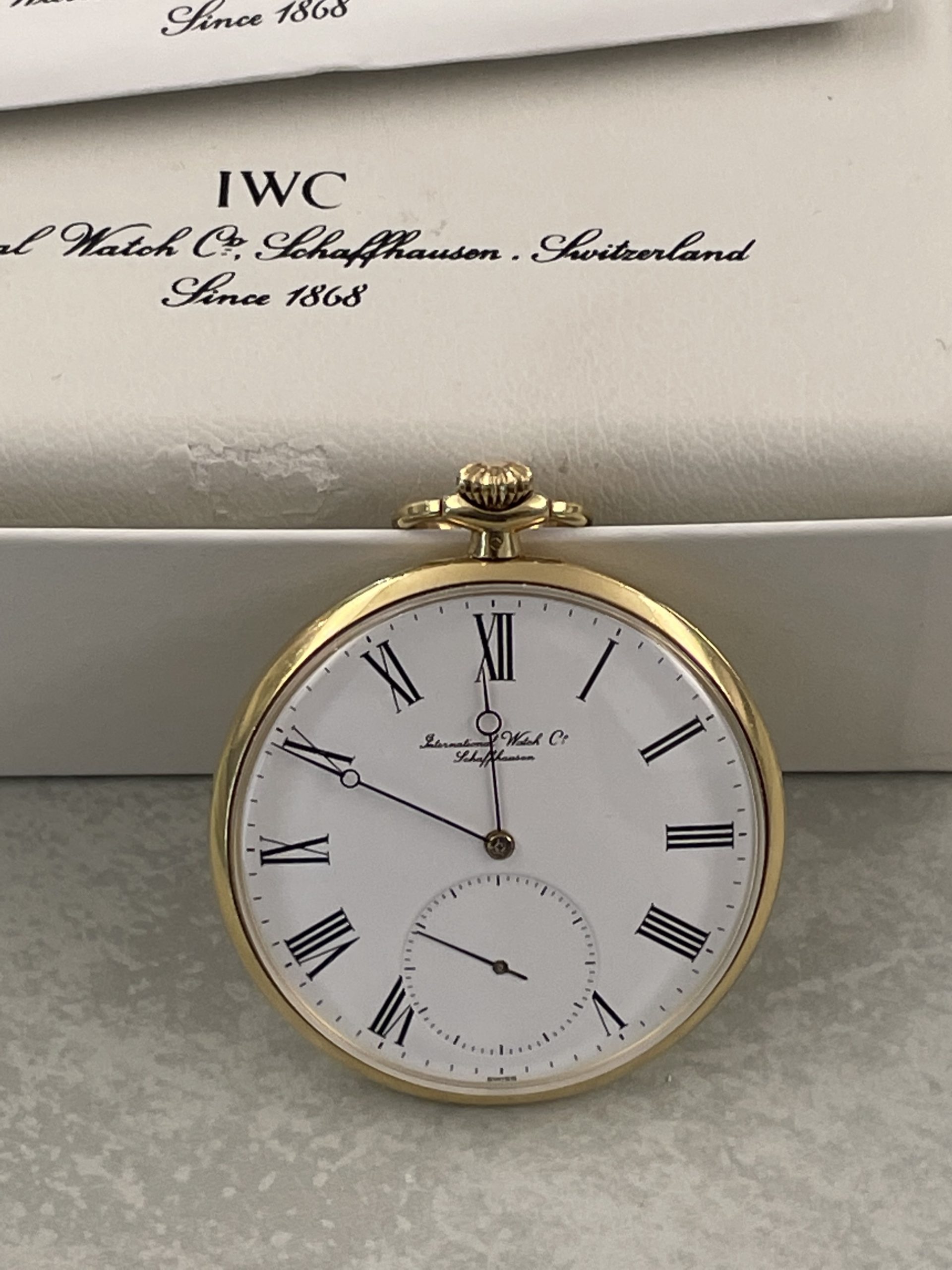 iwc pocket watch