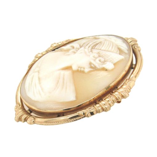 Antique Cameo Brooch Pendant - Image 3