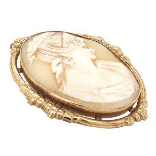 Antique Cameo Brooch Pendant - Image 4