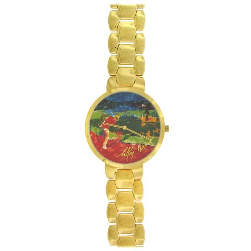 Leroy Neiman 'Chipping In' Quartz Wristwatch - Image 2