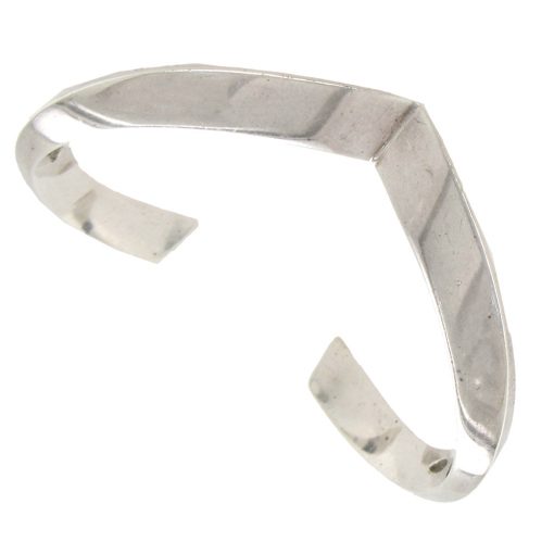 Sterling Chevron Cuff Bracelet - Image 2