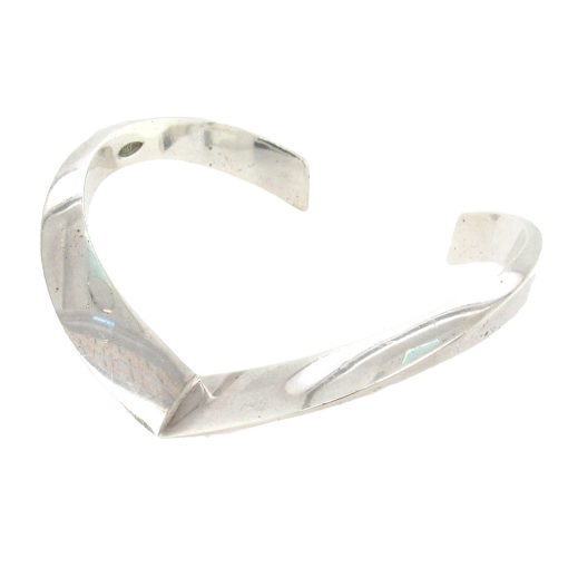 Sterling Chevron Cuff Bracelet - Image 3