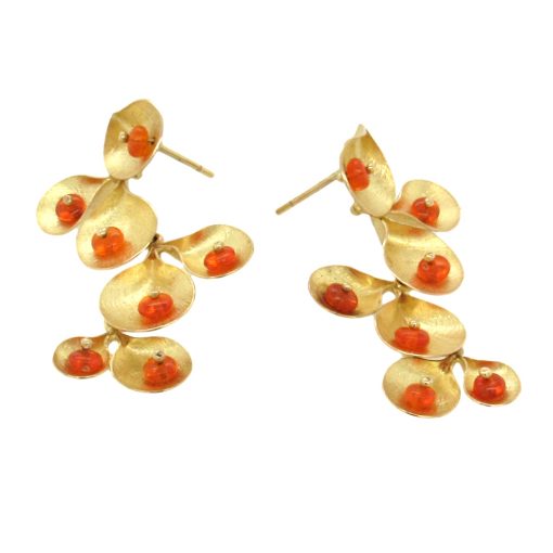 Enric Majoral: Vida Fire Opal Earrings - Image 2