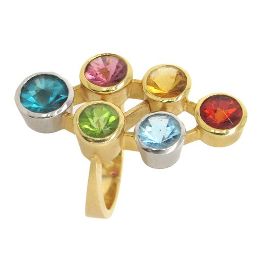 Atelier Munsteiner:  Spirit Sun Cut Gemstone Ring - Image 2