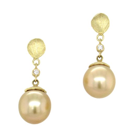 Barbara Heinrich: Golden South Sea Pearl Earrings