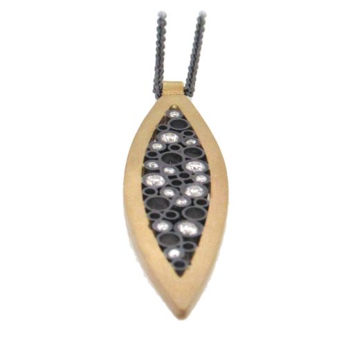 Belle Brooke: Solar Flare Diamond Pendant Necklace - Image 4