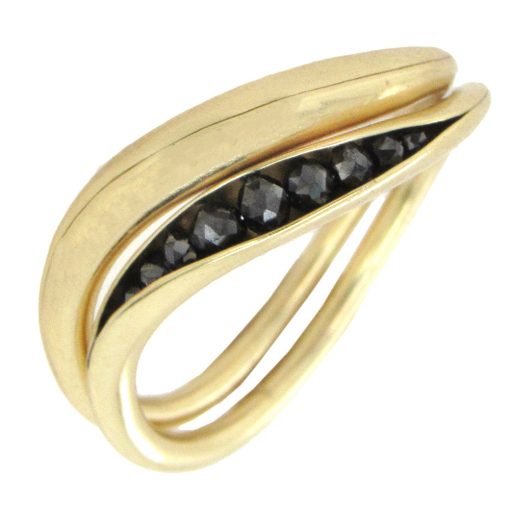 TMK: Wave Black Diamond Ring - Image 5