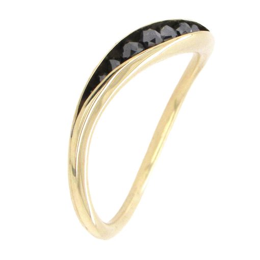 TMK: Wave Black Diamond Ring - Image 2