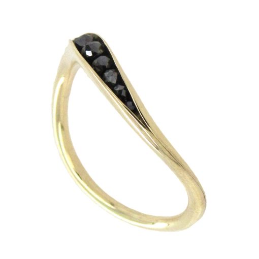 TMK: Wave Black Diamond Ring - Image 3