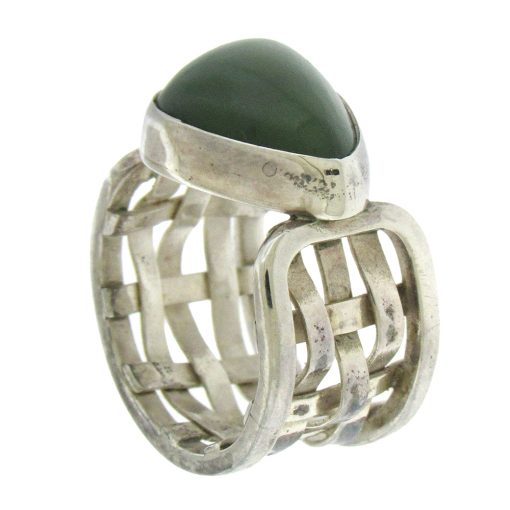 Nephrite Jade Vintage Ring - Image 3