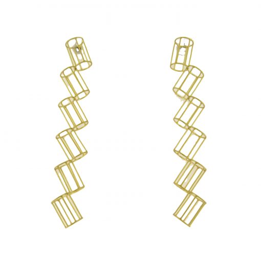 Majoral: 'Espais' 18K Drop Earrings