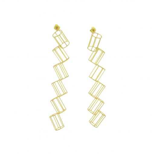 Majoral: 'Espais' 18K Drop Earrings - Image 3