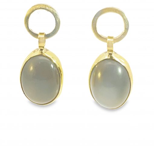 Margoni Studio: Moonstone Drop Earrings