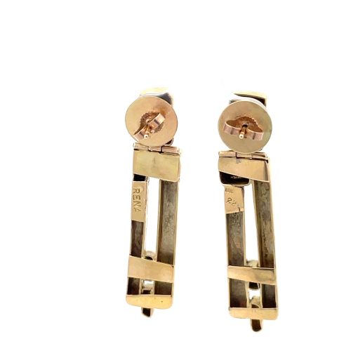 Rena Koopman: 22K 18K Drop Earrings - Image 4