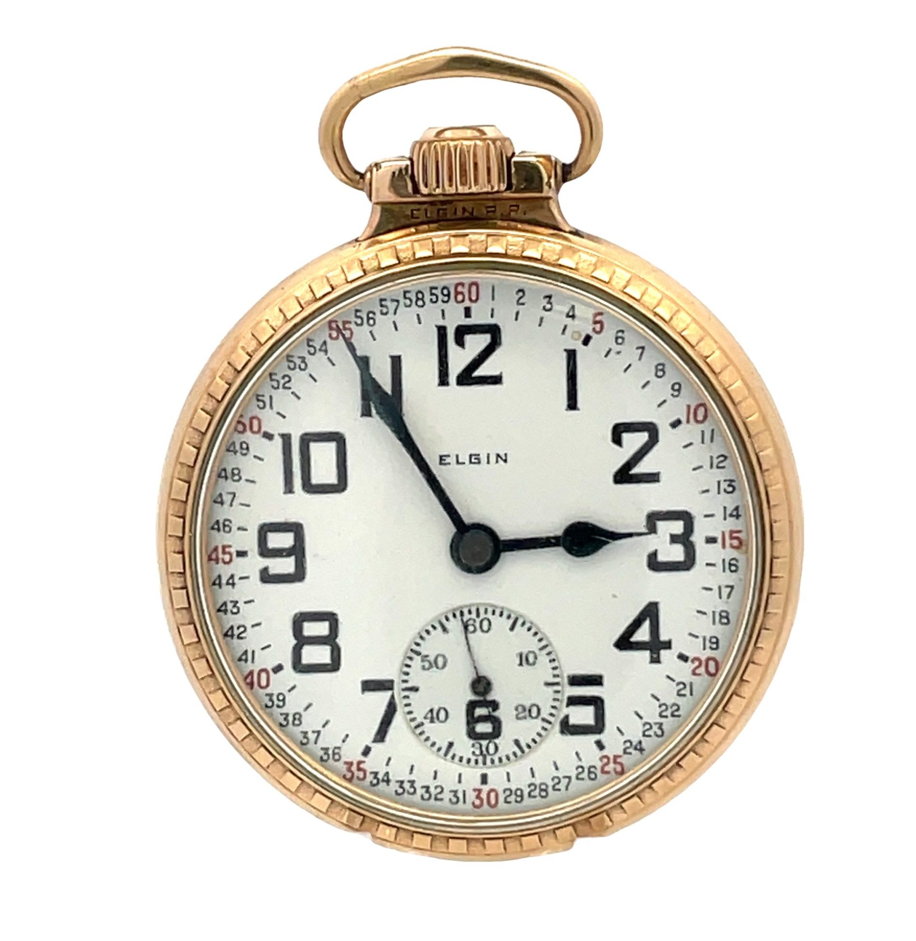 Elgin railroad discount pocket watch value