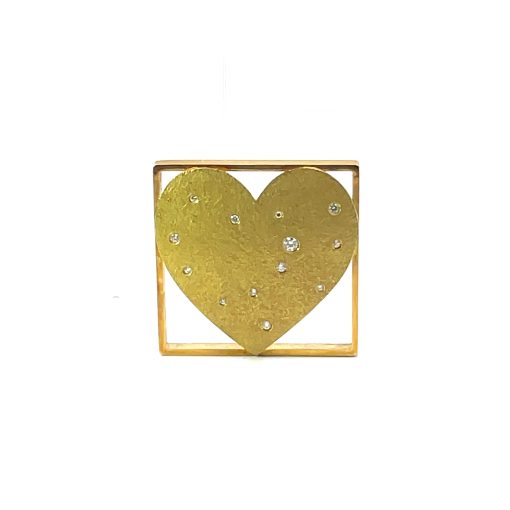 Pat Flynn: Diamond Heart Pin - Image 3